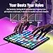 Synido MIDI Pad Beat Maker Machine with 64 Velocity Sensitive RGB Pads, Portable MIDI Controller 8 * 8 Backlit Beating Machine with Easy Mode for Music Production Beginners, TempoPAD Z-1