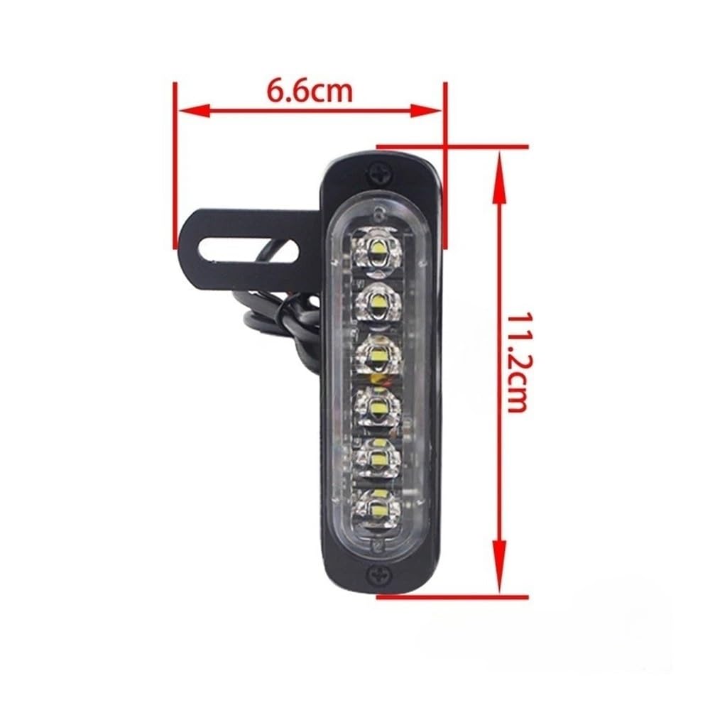 Fanale posteriore moto LED Universale Per Targa Per B6, Luce Di Stop, Luce Di Stop A Raffica, Luce Di Direzione Posteriore, Luci Ausiliarie Lampeggianti