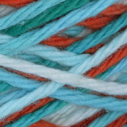 Image of Lily Sugar'n Cream Cotton Cone Yarn, 14 oz, Ahoy Ombre, 1 Cone