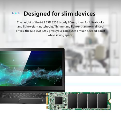 Image of Transcend 250GB M.2 SSD 825S, SATA III 6Gb /s M.2 2280 SSD Read /Write Speed - Up to 500 /330 MB /s, Solid State Drive - TS250GMTS825S
