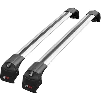 Compatible with Skoda Kodiaq 2 2024-2025 ACE-2 Model Roof Rack Car Pannier Rack Grey Aluminium 2 Bars