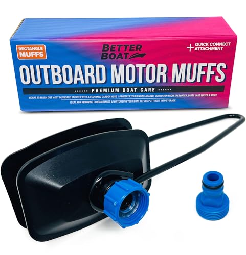 Outboard Motor Muffs Rectangle, Boat Motor Water Muffs Ear Flusher by Better Boat - Used condition - US$16.46
