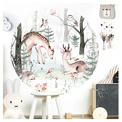 Sticker Mural Animaux Jungle - Singe, Paresseux, Koala, Tigre, Lion Pour Chambre Enfant - Décoration Zoo Amovible