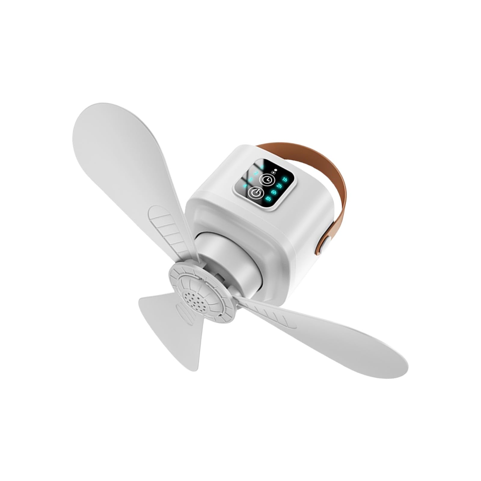 Elnwnnkc Camping Fan Remote Control Ceiling 4 Speed Hanging Night Light Strong for Camping USB with LED Light and Remote Control