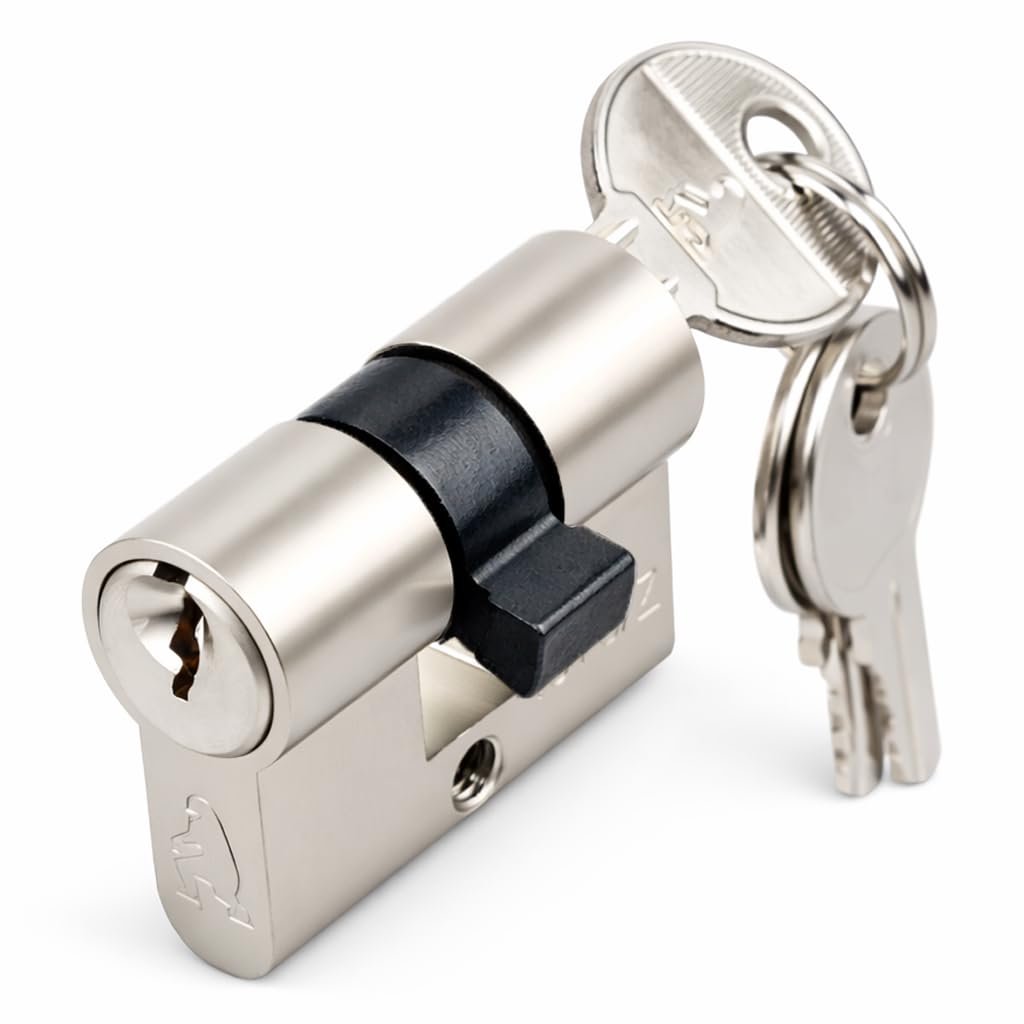 Profile Cylinder Lock Door Cylinder (Nickel, 20/20)