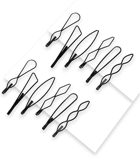 JJLFresheners 12Pcs Black Vintage Hair Pins Mini Bobby Pins Fashion BB Clip Invisible Bangs Clip Small Bobby Pins for Women and Girls Hair Styling Pins Hair Accessories