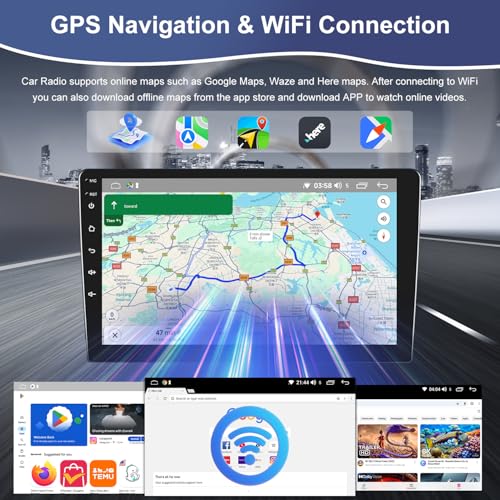 Radio coche Android 14 pantalla táctil 7 pulg Toyota Prius C miniatura 4