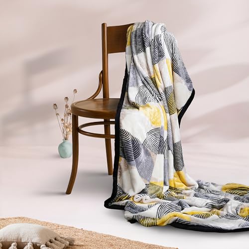 Image of MYTRIDENT Home Essential Flannel Printed Blanket for Winter Single Size (160 cm x 220 cm), 290 GSM, Ethan