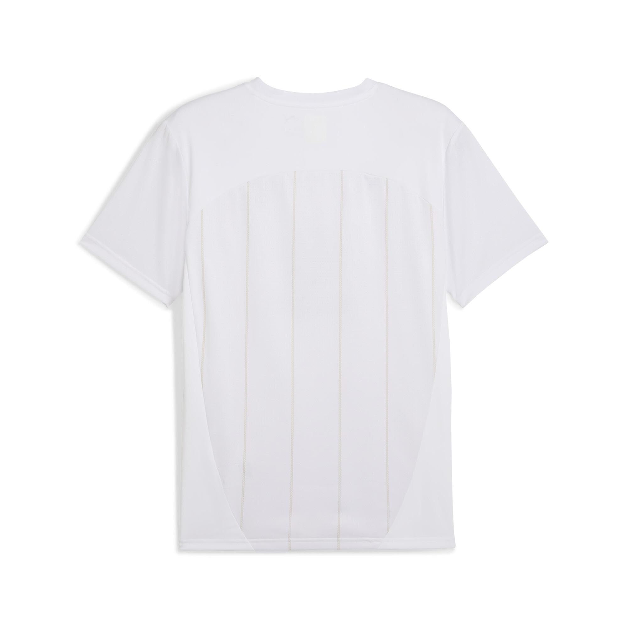 A.C. Milan - T-Shirt Prematch, Adulto, Maglia da Calcio e da Allenamento a Maniche Corte, con Logo AC Milan e Puma, Prodotto Ufficiale, Unisex, Nero o Bianco