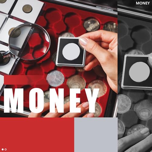 Estuches transparentes para monedas Kennedy 36 pzas miniatura 5