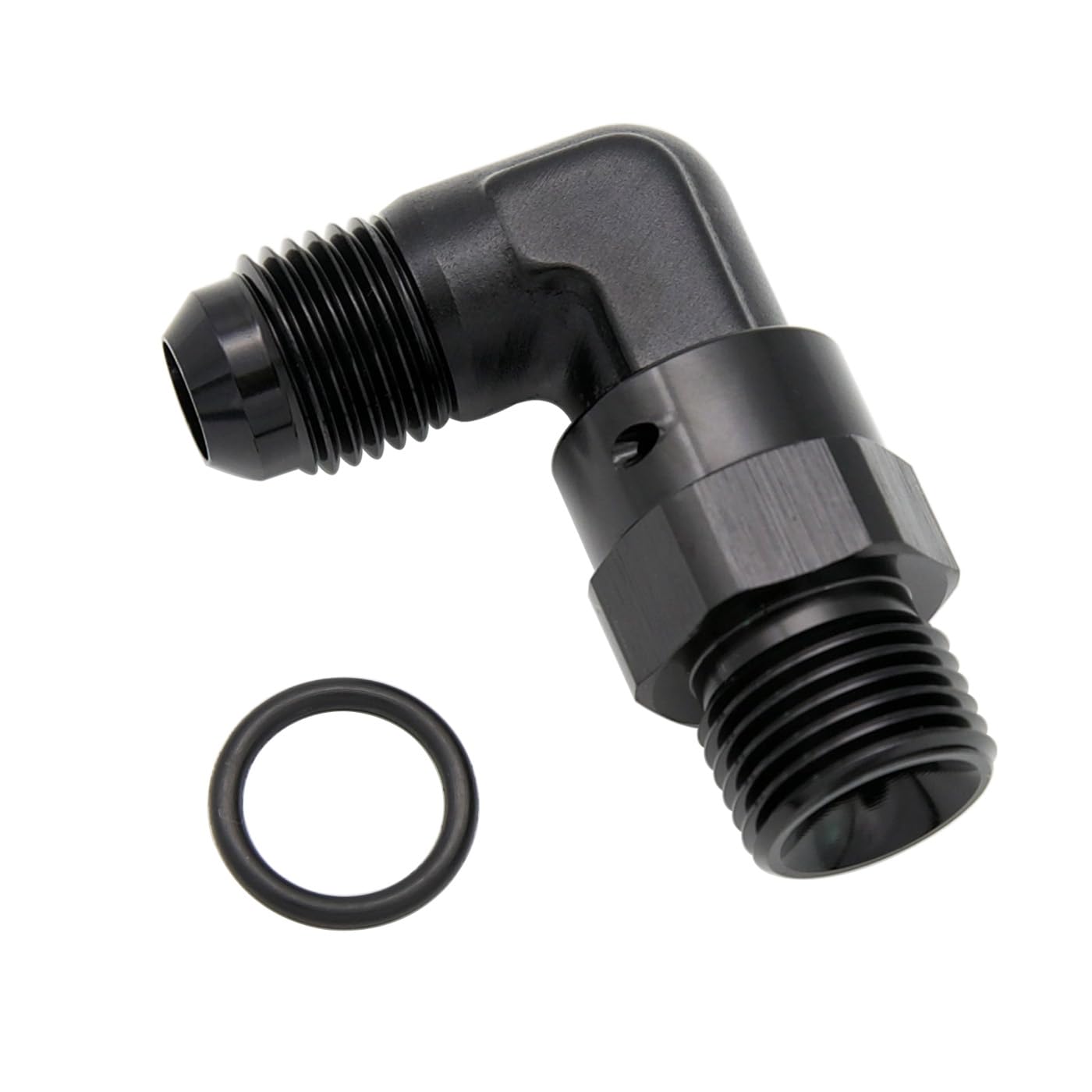 リフ90 Amazon.com: High Flow Radius 90 Degree Aluminum -6 AN Male Flare