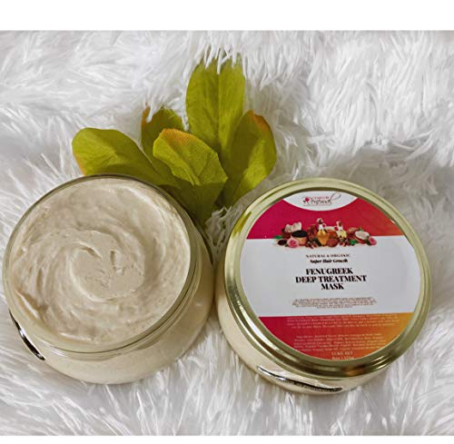 HAIR GROWTH- Fenugreek Deep Treatment Hair Mask - Restorative Mask - Hair Loss Treatment - Protein Treament - Ultimate Hair Food