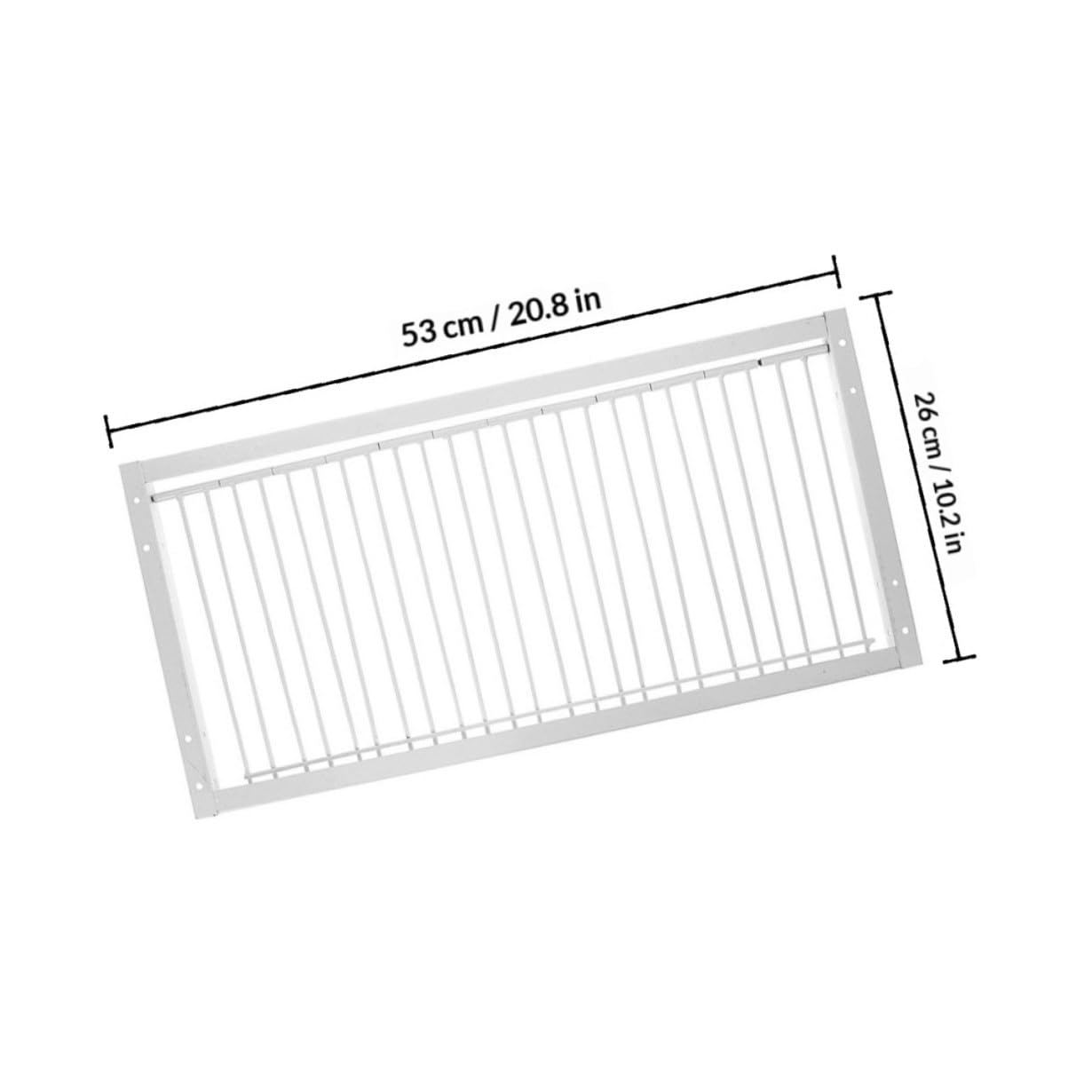 Ciieeo Puerta para Jaula de Palomas de Hierro Reforzado 50 Cm, 2 Piezas para Carreras y Saltos de Palomas, Puerta Actividad Resistente para Casa de Pájaros en Granja y Rancho