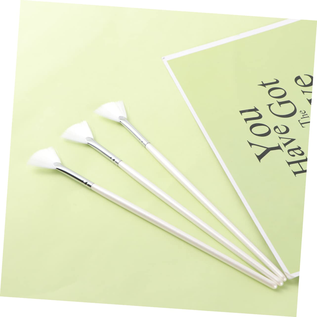 SOESFOUFU 3pcs Long Handle Mask Set for Face Peel Masks Smooth Application for Skincare Diy