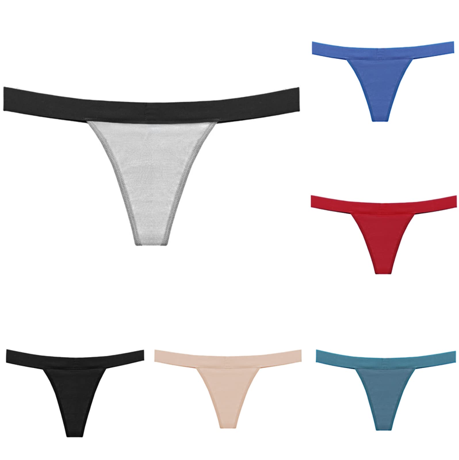 culotte femme 4/6 pièces multicolore haute étirement 4 couches confortables pantalons physiologiques menstruels étanches culottes réutilisables tongs menstruelles pour femmes