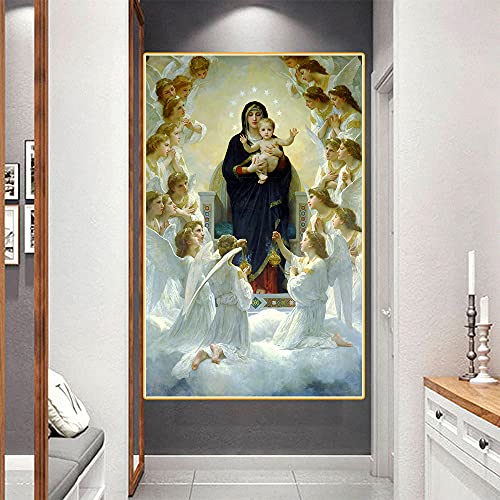 Peinture diamant William Adolphe Bouguereau 5D, art classique et finitions premium