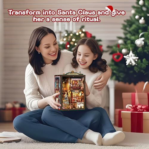 MOSTCLOUD Christmas Shop Music Box Book Nook Kit thumbnail 3