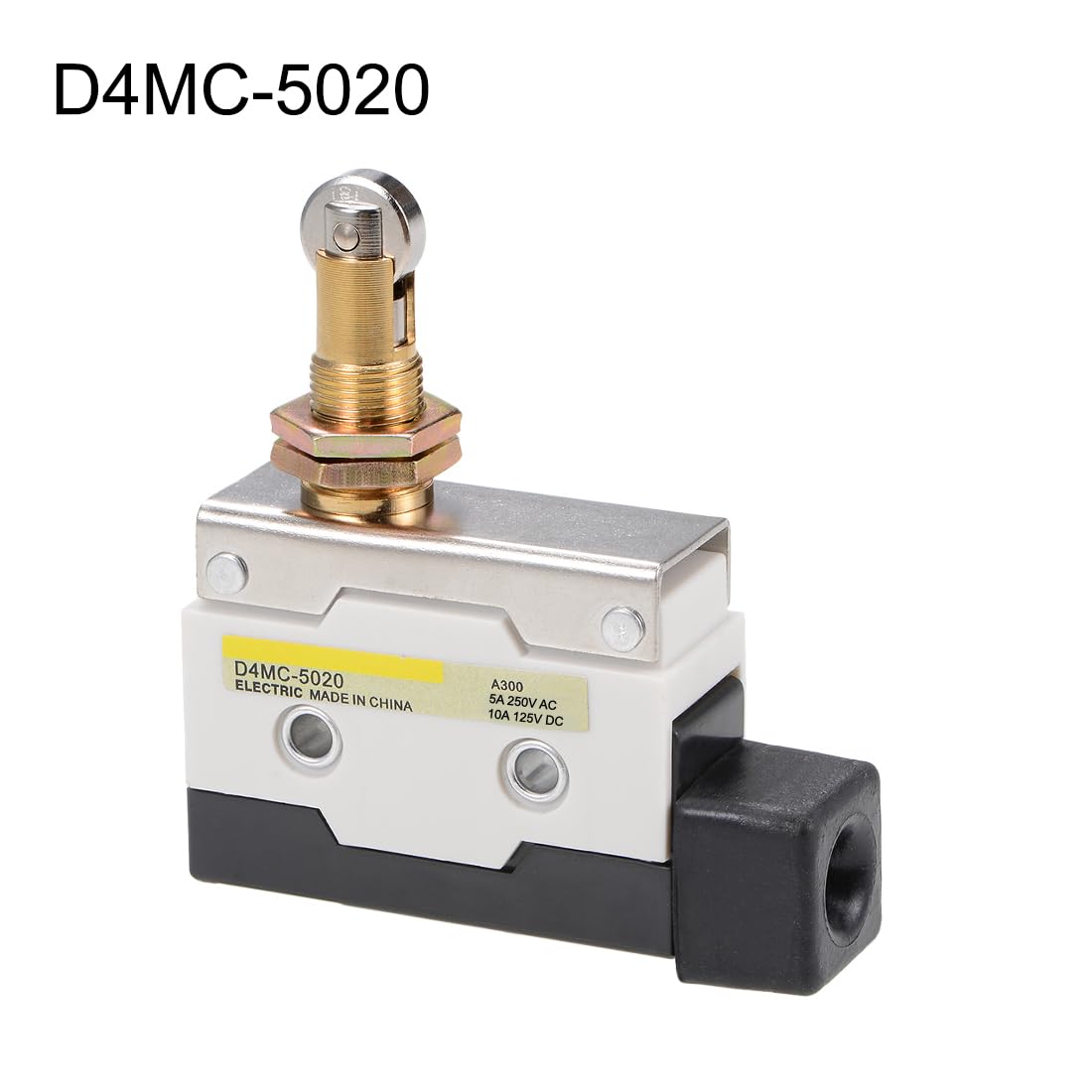 uxcell D4MC-5020 Limit Switch, Roller Plunger Micro Momentary