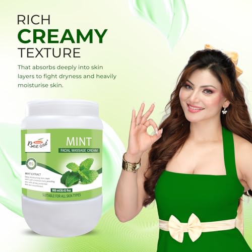 Image of BEEONE Mint Massage Cream 900 ML