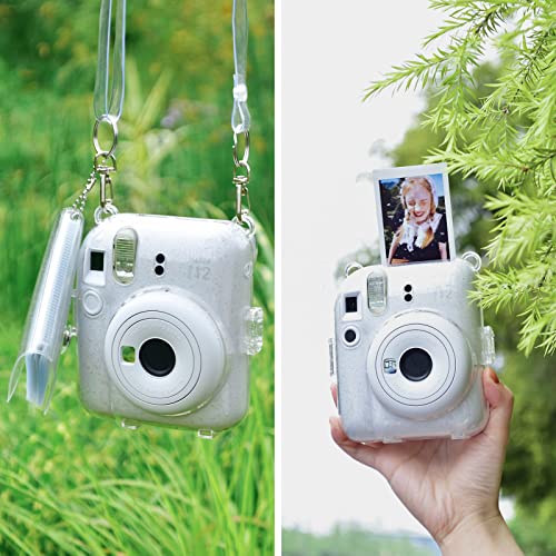 Funda Clear para Fujifilm Instax Mini 12 con Bolsillo y Correa miniatura 6