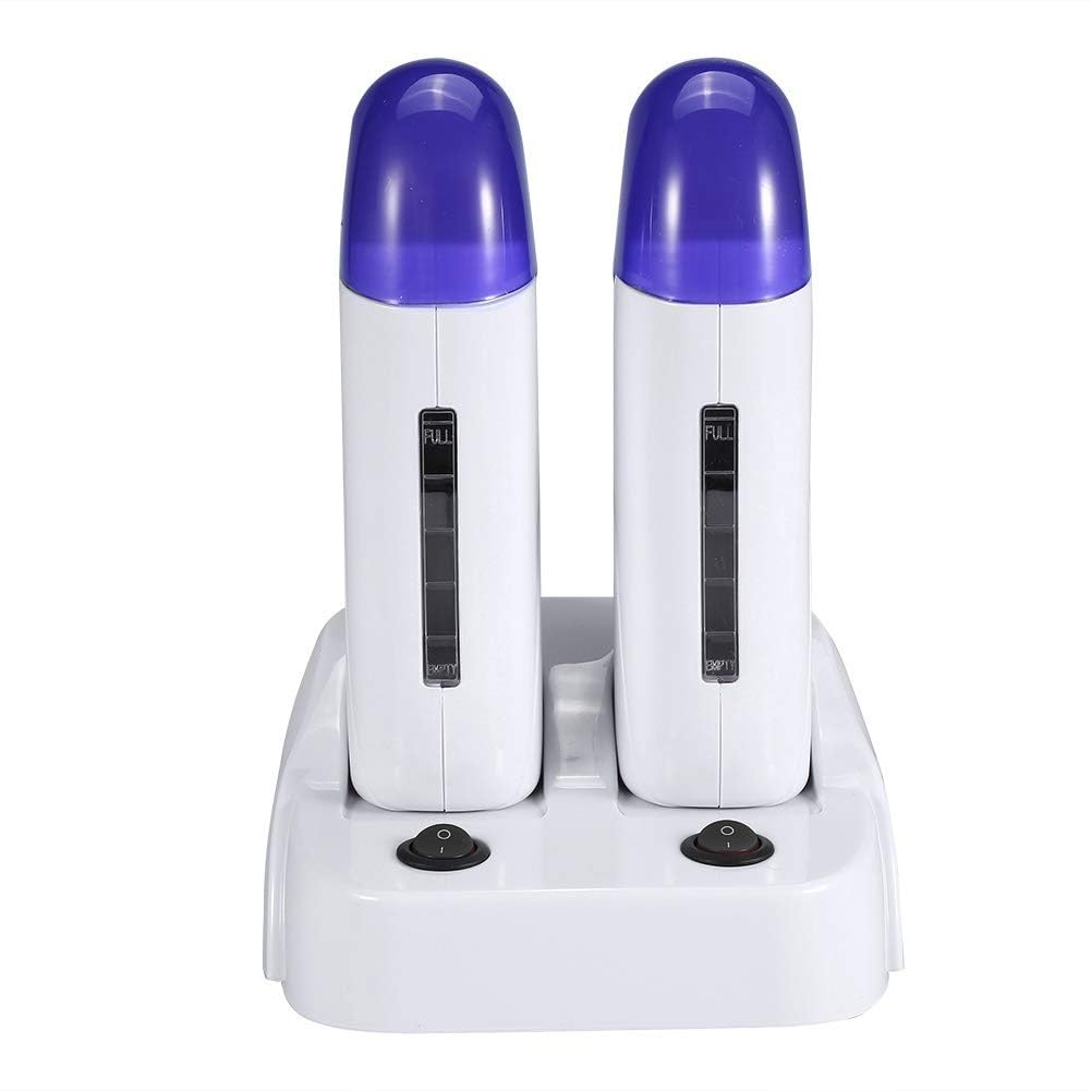 X&Z-XAOY Máquina Depiladora Eléctrica Máquina Depilatoria De Cera con Rodillo Calentador De Cartuchos De Cera Calentador De Cera Indoloro para Salón (Color : Two-Seater)