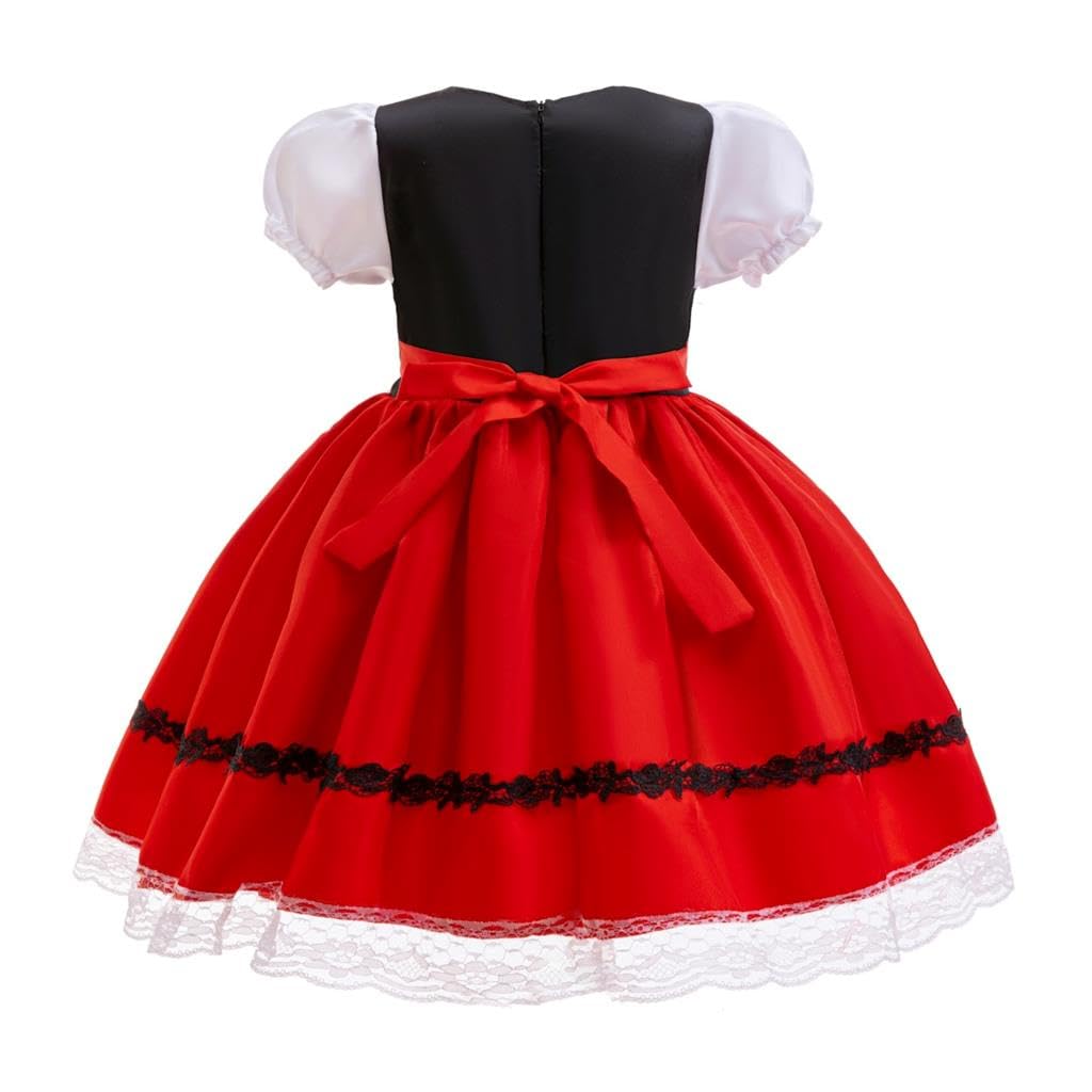 Lito Angels Little Red Riding Hood Fancy Dress Up Costume with Cloak Cape  for Kids Girls Age 8-9 Years  BigaMart