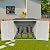 6’ x 6’ Bike Storage Shed, Bicycle Metal Shelter & Garage w/ 4 Rails and Lockable Door, Heavy Duty Bicycle Storage Shed for All Weather, Anthracite with White Trim