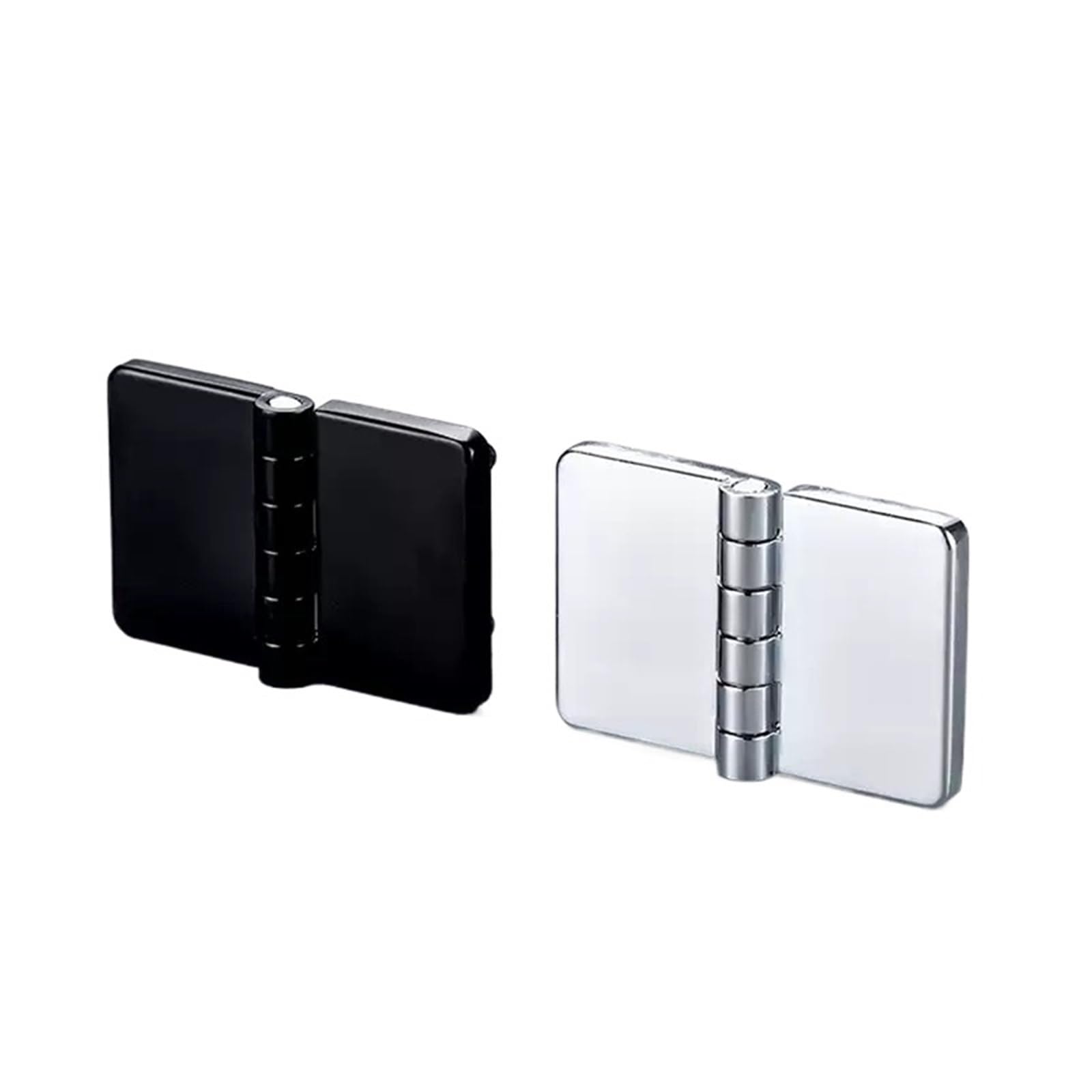 Douknail Black Hinge With Screw Industrial Machinery And Equipment Box Body Door Hinges 1Pcs(Black)