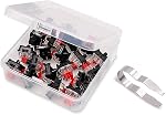 OUTEMU (Interrupteur 3 Pin toucheur DIY Interrupteurs remplaçables pour clavier mécanique de jeu (rouge)