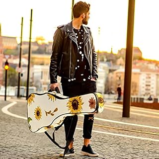 Housse pour guitare acoustique – Motif cochon et fleur – 1 cm d’épaisseur – Housse de transport étanche – 101,6 cm… - Les Beatles, Paul McCartney, John Lennon, RIngo Starr, George Harrison Housse pour guitare acoustique - Motif cochon et fleur - 1 cm d'épaisseur - Housse de transport étanche - 101,6 cm… – Image 6