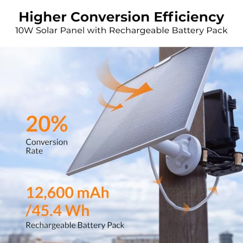 Image of Brinno BCC2000 Construction Time Lapse Camera with ASP1000-P Solar Panel | Bundle Includes TLC2000 Camera, 1080P Time Lapse Recording , Clamp, Weather-Resistant Housing, 10W IP65 Panel with Mount