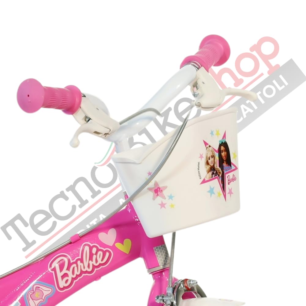 Vélo pour fille Dino Bikes Barbie Taille 12" - 14" - 16" (Jante 16 Pouces)