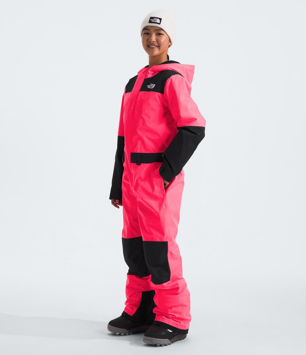 THE NORTH FACE Teen Freedom Snow Suit, Radiant Poppy, Large