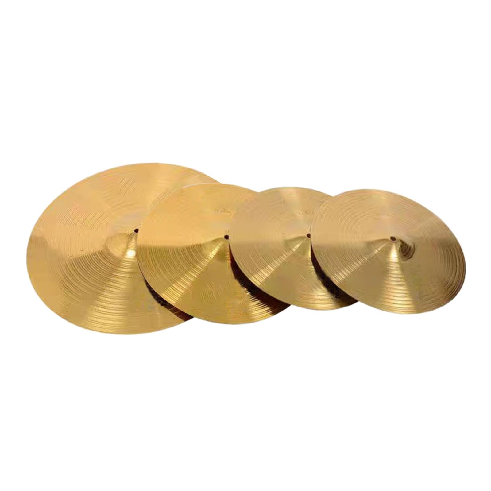 Piatti per Batteria, Accessori per Strumenti Musicali, Piatti Charleston per Batteristi Principianti, Piatti Da Allenamento per Il Palco Dei Concerti, 14inch 16inch 20inch