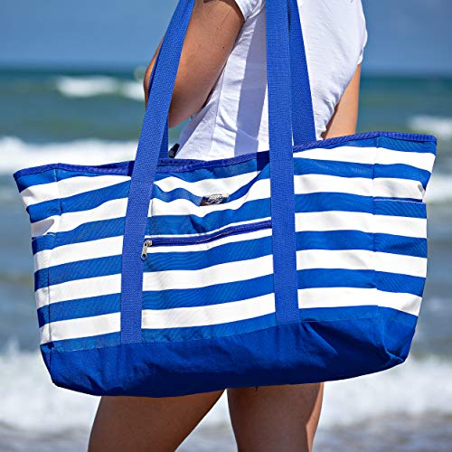 Extra Large Beach Bag With Zipper XXL Beach Tote Bag For Women With
