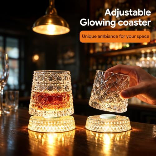BOCT Spinning Whiskey Glasses Set of 4, 9.57 oz - image 5