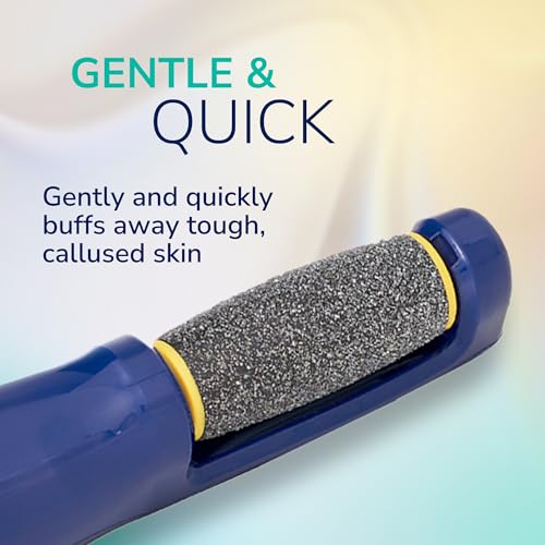 Image of Dr. Scholl's Callus Remover Electronic Foot Filer, Electric Hard Skin Removal for Feet, Effortless Soft Smooth Skin in Minutes, Perfect for Travel, for Women & Men, AAA Batteries Included