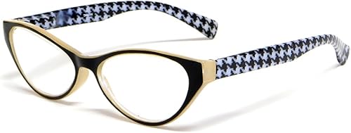 Miniatura 8 de Calabria Emily - Lentes de lectura de ojo de gato para mujer, elegantes y a la moda, lentes de ojo de gato, lectores de potencia individuales, sin