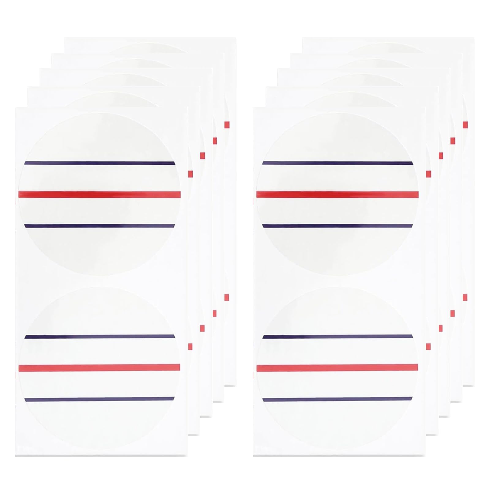Newyuan 10 Sheet Golf Alignment Stickers, 20 Circle Stickers
