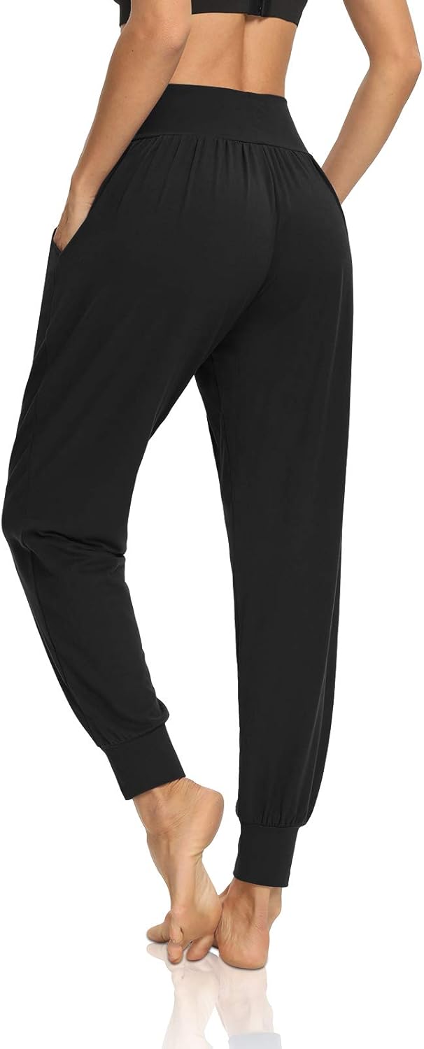 DIBAOLONG Womens Yoga Joggers Loose Workout Sweat Pants Comfy Lounge Pants with Pockets - Image 5