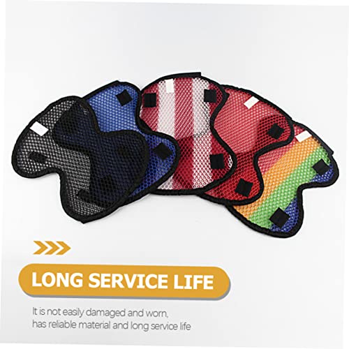 Almohadilla transpirable para casco de montar con forro interior de nylon en pack de 4 2