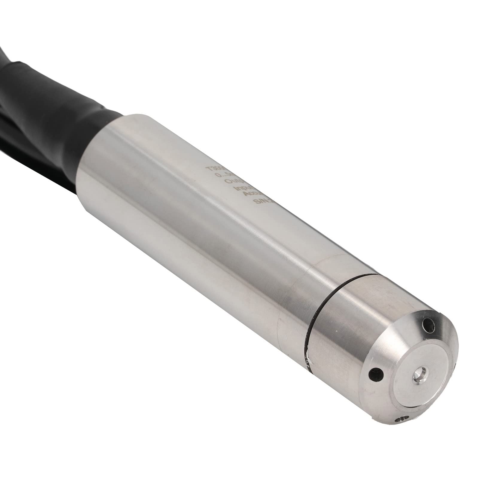 Sensor de Nivel de Agua, Sonda de Acero Inoxidable 10 30V DC Grado de Protección IP68 Transmisor de Nivel de Líquido con Línea de Salida M14 para Equipos Hidráulicos (Cable de 10 m 393,7 pulgadas
