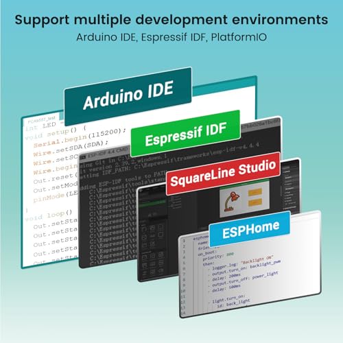 Image of ELECROW ESP32 Display 1024x600, 10.1 Inch HMI ESP32-P4 IPS Touch Screen, Support AI Speech Interaction, ESP32-P4 Dual-Core Processor, Up to 400MHz, Compatible with Arduino, ESP-IDF (Without Camera)