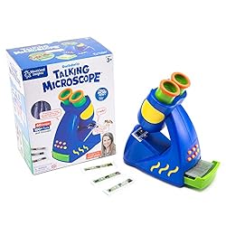 Educational Insights GeoSafari Jr. Talking Kids Microscope, Preschool Science Toy, Featuring Bindi Irwin, Gift for Boys…