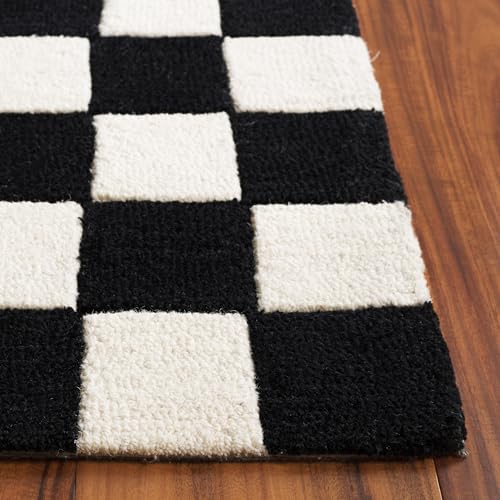 Image of Hand Tufted Wool Carpets Anti Shedding Rug Modern Carpets for Living Room Size 9x12 Feet