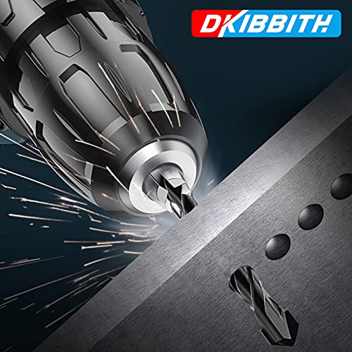 10 Piece Masonry Drill Bits for Tile Glass Ceramic Wall Brick Stone Soft-Metal Wood, Concrete Drill Bit Set,Carbide Tungsten Steel Alloy