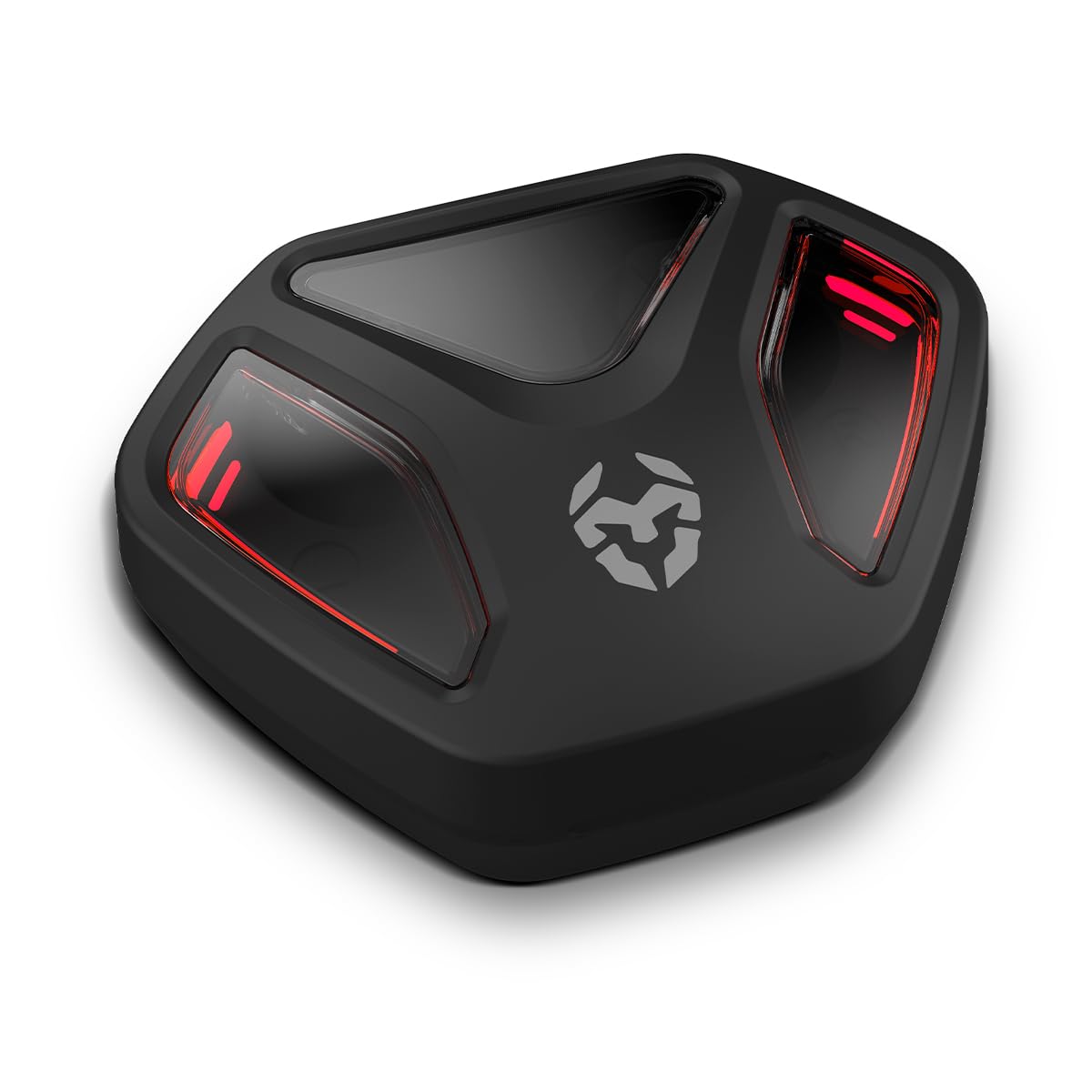 KROM KALL - Casque stéréo Gaming Intra-auriculaire, Microphone intégré, Bluetooth 5.3 zéro Latence, Push to Talk, autonomie de 12 Heures, étui de Chargement, câble USB Type-C Inclus, Noir