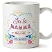 Mugffins Tazza Mamma - Sei la Mamma Migliore del Mondo (Modello 1) – Idee Regali Originali Festa della Mamma