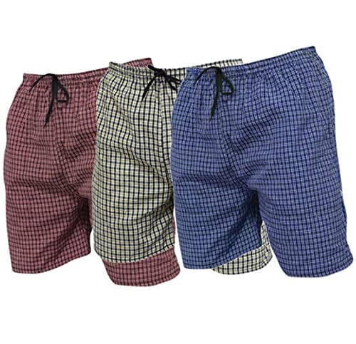 The Wow Garments Men Multicolor Cotton Blend Boxer Shorts Pack of 3-image-25