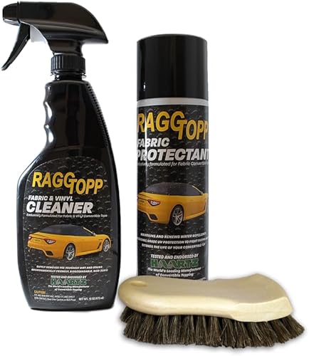 RaggTopp Kit protector superior convertible de tela con cepillo de pelo de caballo